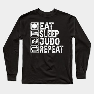 Eat Sleep Judo Repeat Long Sleeve T-Shirt